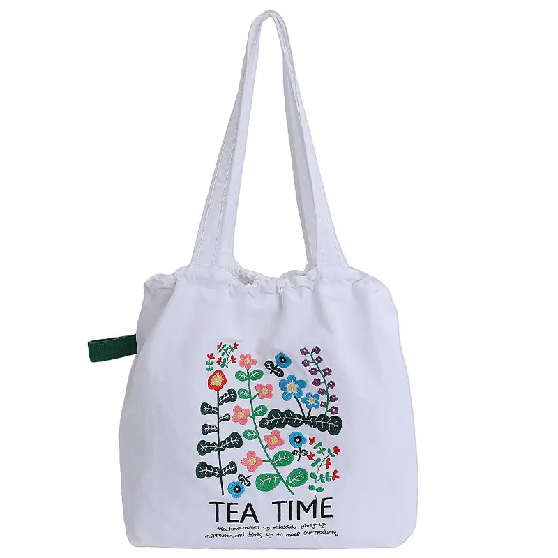 New Cartoon Tea Time Shoulder Bag Women's Nylon Tote - Image 2