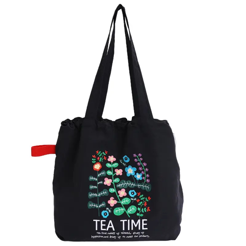 New Cartoon Tea Time Shoulder Bag Women's Nylon Tote - Image 3