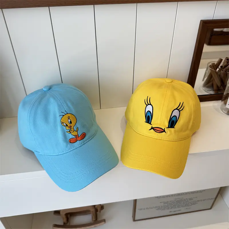 2025 Cartoon Duck Cap Yellow Women Sun Hat - Image 3