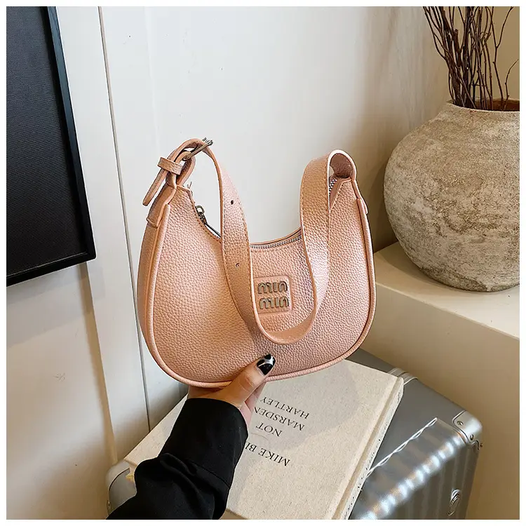 Women's Cream Shoulder Bag with Bear Charm — feature 26