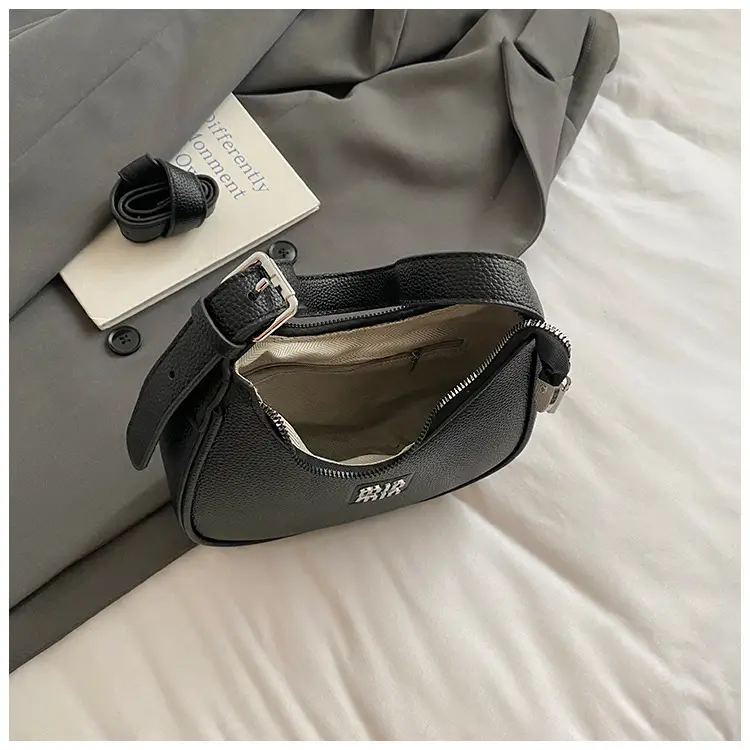 Women's Cream Shoulder Bag with Bear Charm — feature 9