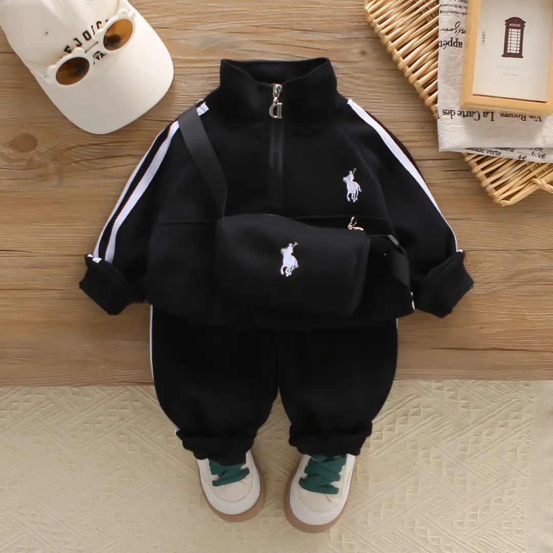 2026 Autumn Children's Suit New Style Boys' Two-Piece Set Baby Spring and Autumn Casual Sports Suit Trendy Children's Clothing Foreign Trade - Image 7