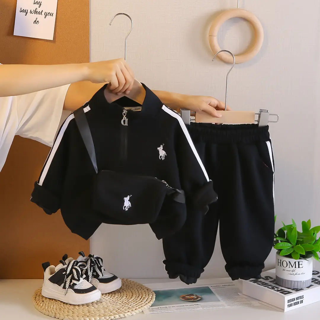 2026 Autumn Children's Suit New Style Boys' Two-Piece Set Baby Spring and Autumn Casual Sports Suit Trendy Children's Clothing Foreign Trade — feature 3