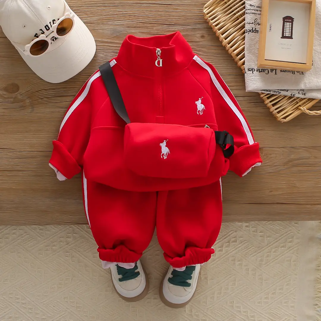 2026 Autumn Children's Suit New Style Boys' Two-Piece Set Baby Spring and Autumn Casual Sports Suit Trendy Children's Clothing Foreign Trade - Image 3