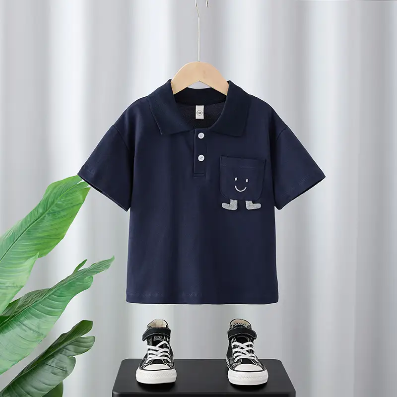 Boys Navy Polo T-Shirt Summer 2025