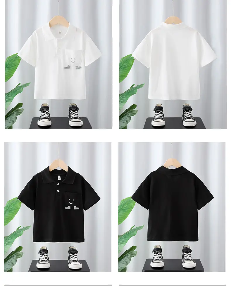 Boys Navy Polo T-Shirt Summer 2025 — feature 3
