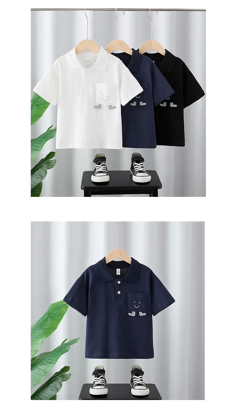 Boys Navy Polo T-Shirt Summer 2025 — feature 5