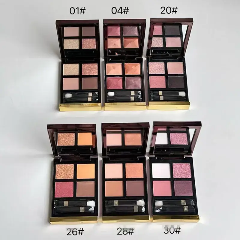 Big Brand 9g Four-Color Eye Shadow Palette for Women