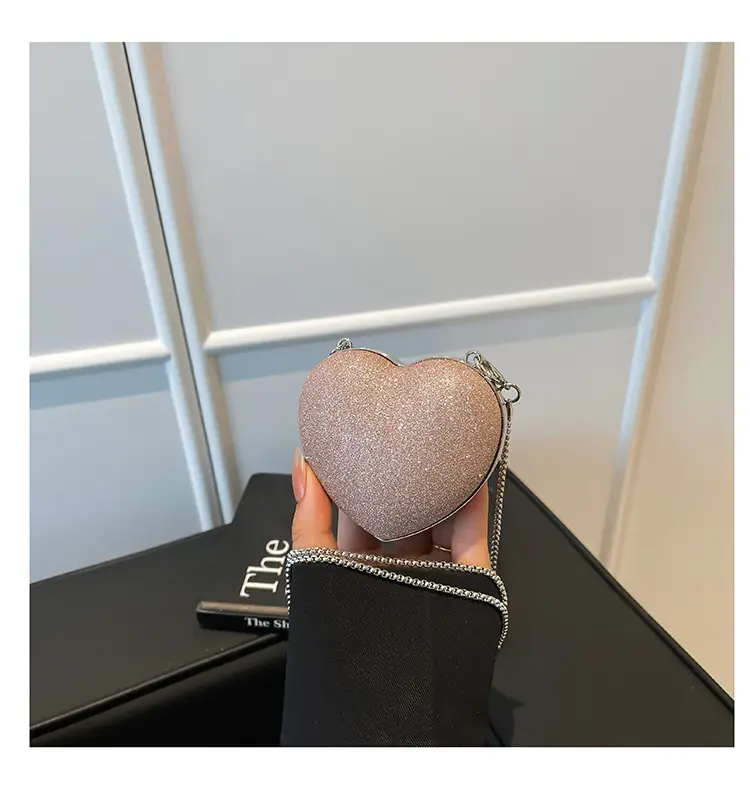 Heart Shaped Black Diamond Bag for Women — feature 25