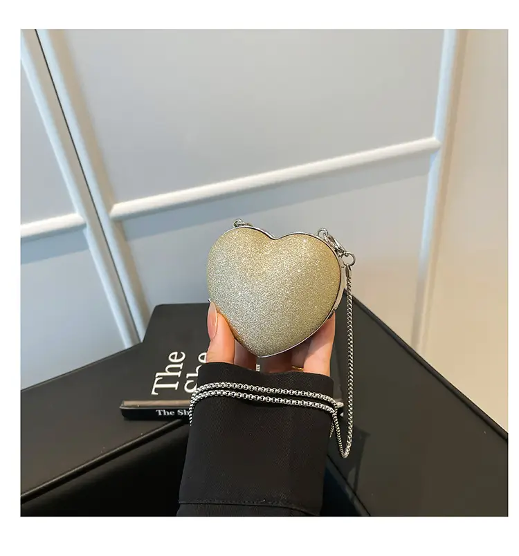 Heart Shaped Black Diamond Bag for Women — feature 26
