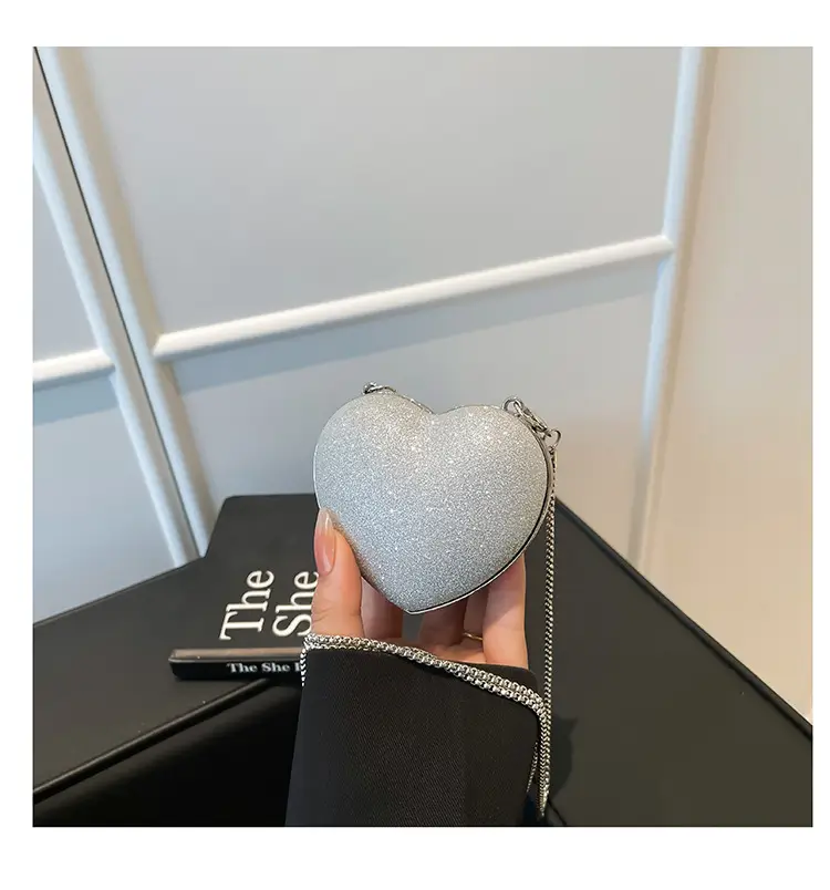 Heart Shaped Black Diamond Bag for Women — feature 28