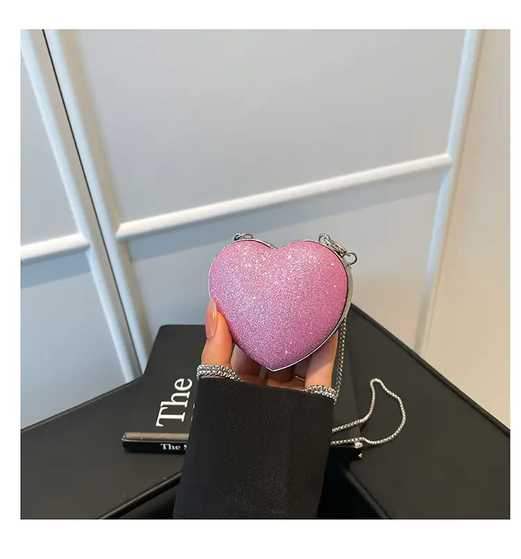 Heart Shaped Black Diamond Bag for Women — feature 30