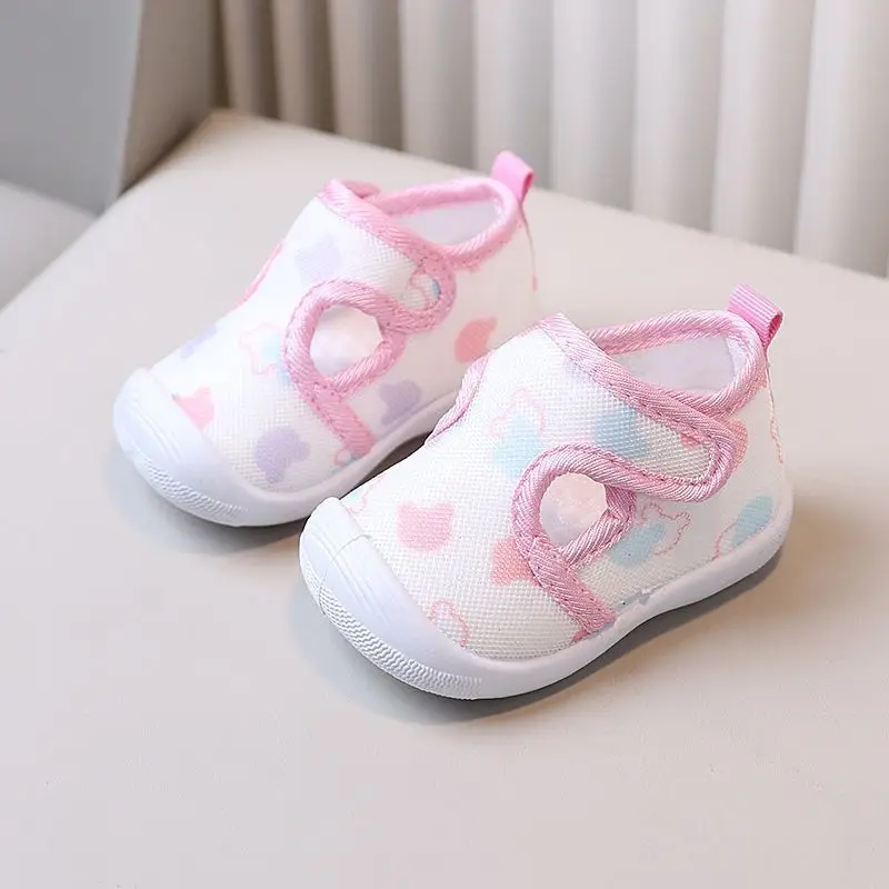 2022 Baby Mesh Anti-Slip Shoes Yellow Cartoon 0-1-2Y