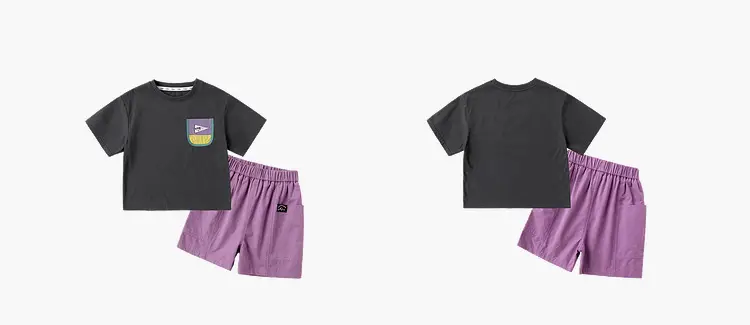 Duduia Baby Summer T-Shirt Boys Cargo Shorts Set — feature 17