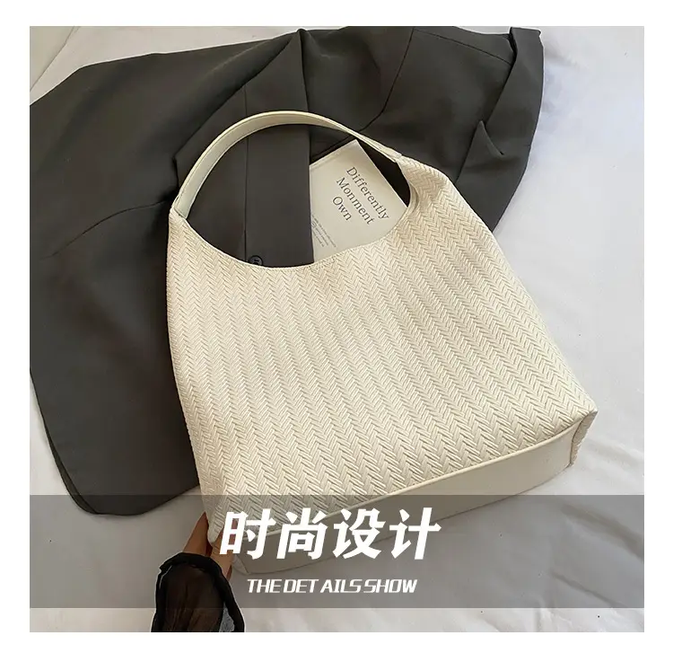 Korean Niche Tan Shoulder Bag Large Capacity — feature 4