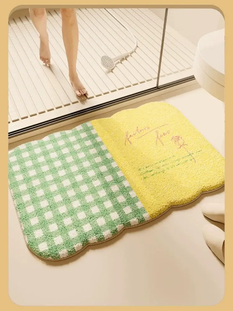 Thick Plush Absorbent Toilet Floor Mat Non-Slip — feature 15