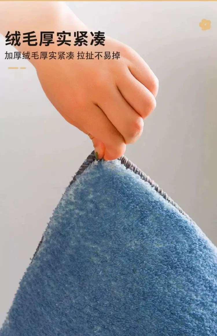 Thick Plush Absorbent Toilet Floor Mat Non-Slip — feature 8