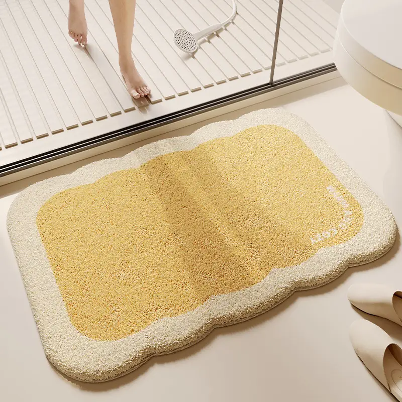 Thick Plush Absorbent Toilet Floor Mat Non-Slip