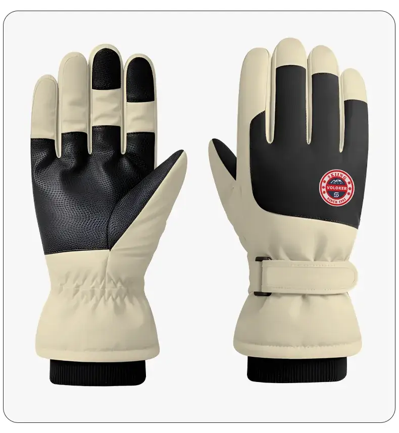 Men Winter Ski Gloves Hot Fleece Lined Windproof Waterproof — feature 19