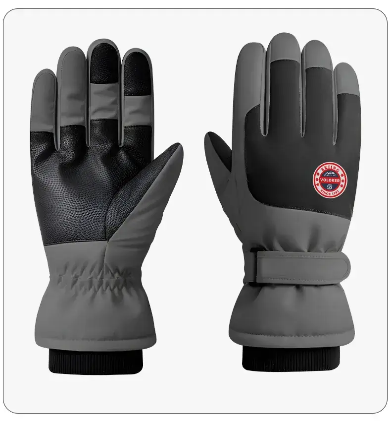 Men Winter Ski Gloves Hot Fleece Lined Windproof Waterproof — feature 20