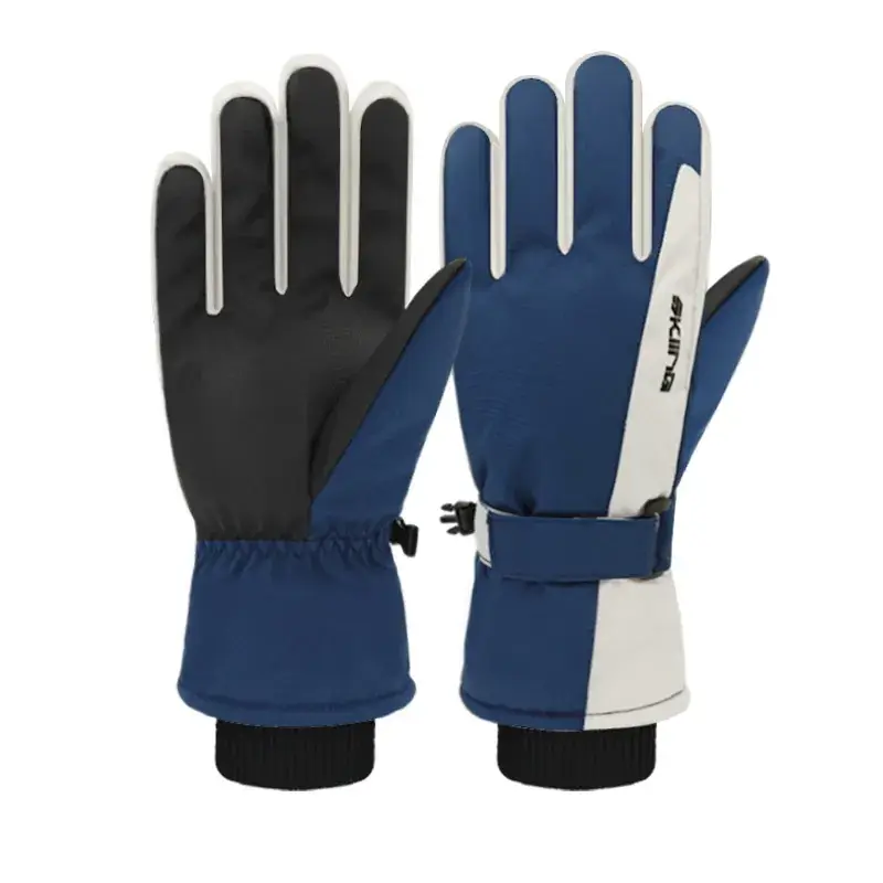 Men Winter Ski Gloves Hot Fleece Lined Windproof Waterproof