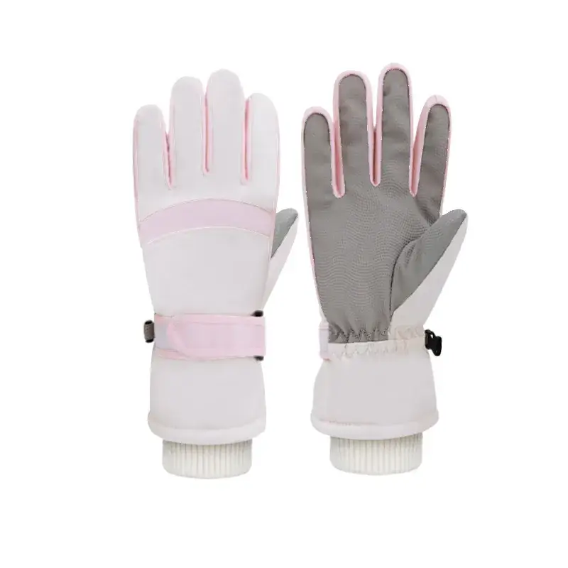 Men Winter Ski Gloves Hot Fleece Lined Windproof Waterproof