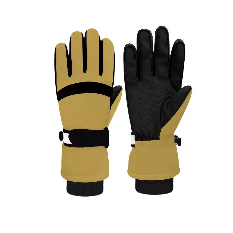 Men Winter Ski Gloves Hot Fleece Lined Windproof Waterproof