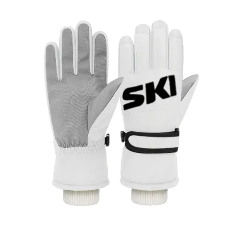 Men Winter Ski Gloves Hot Fleece Lined Windproof Waterproof