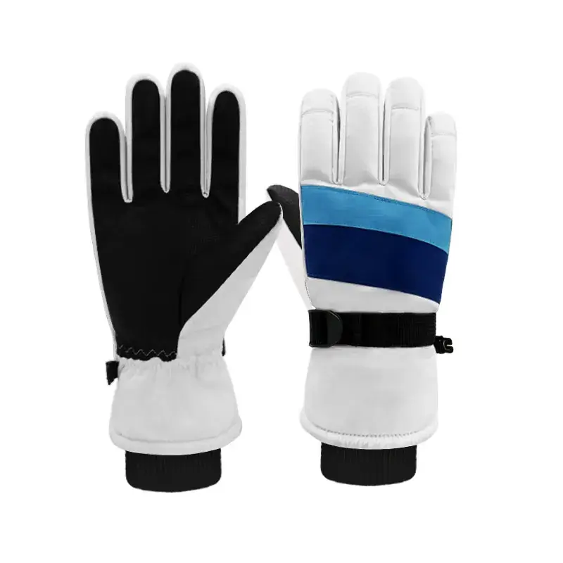 Men Winter Ski Gloves Hot Fleece Lined Windproof Waterproof