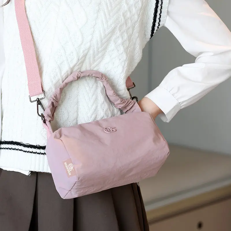 Korean Nylon Handbag Yellow Women's Crossbody - Image 8