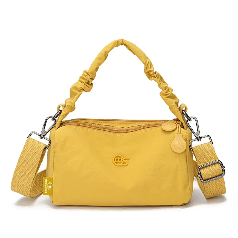 Korean Nylon Handbag Yellow Women's Crossbody - Image 5