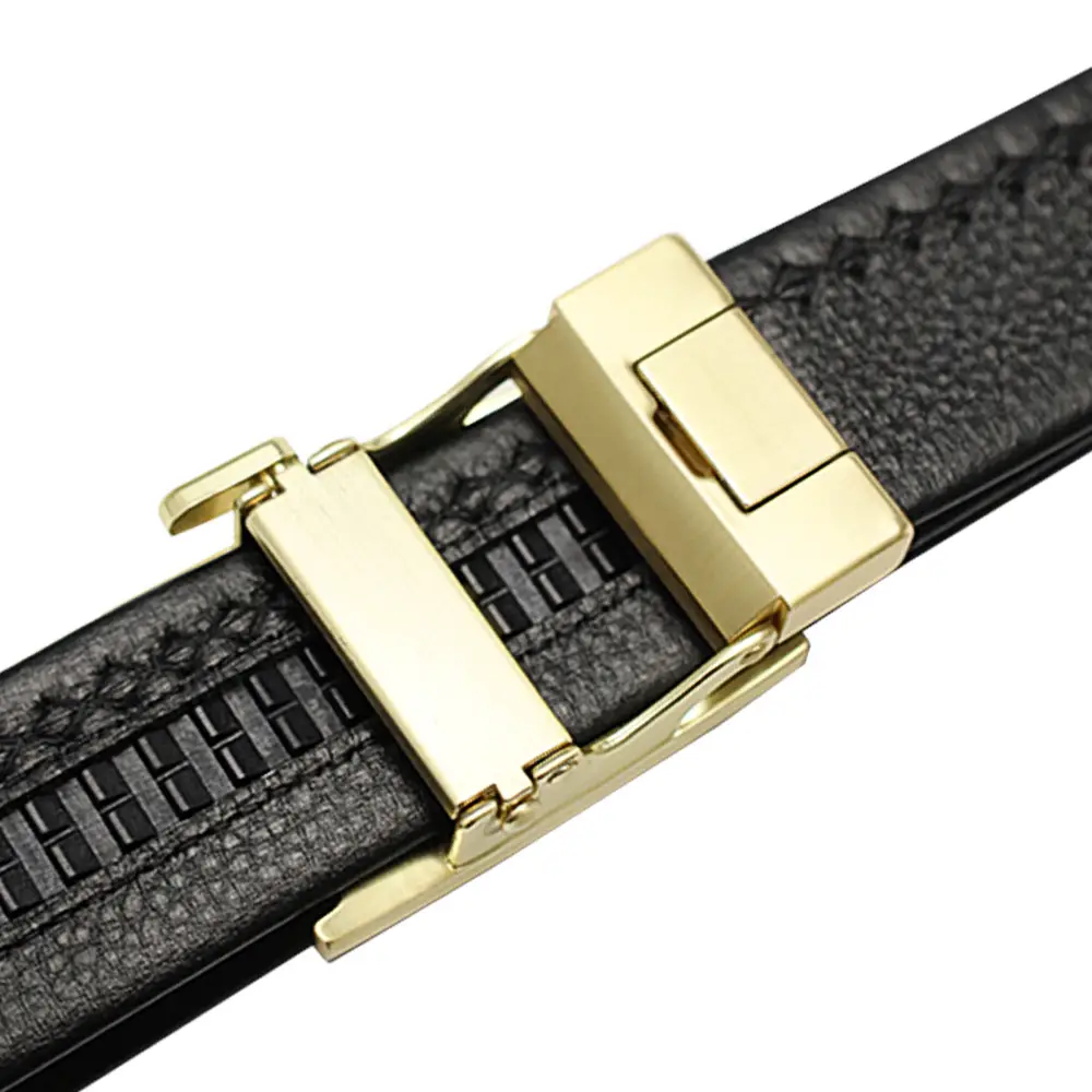 Men's Black Leather Belt with Smart Watch Buckle - Image 74