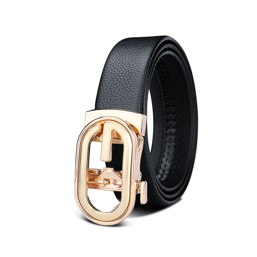 Men's Black Leather Belt with Smart Watch Buckle - Image 23