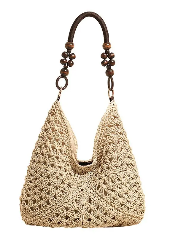 Woven Straw Shoulder Bag for Women 2025 New Seaside Vacation - Image 7
