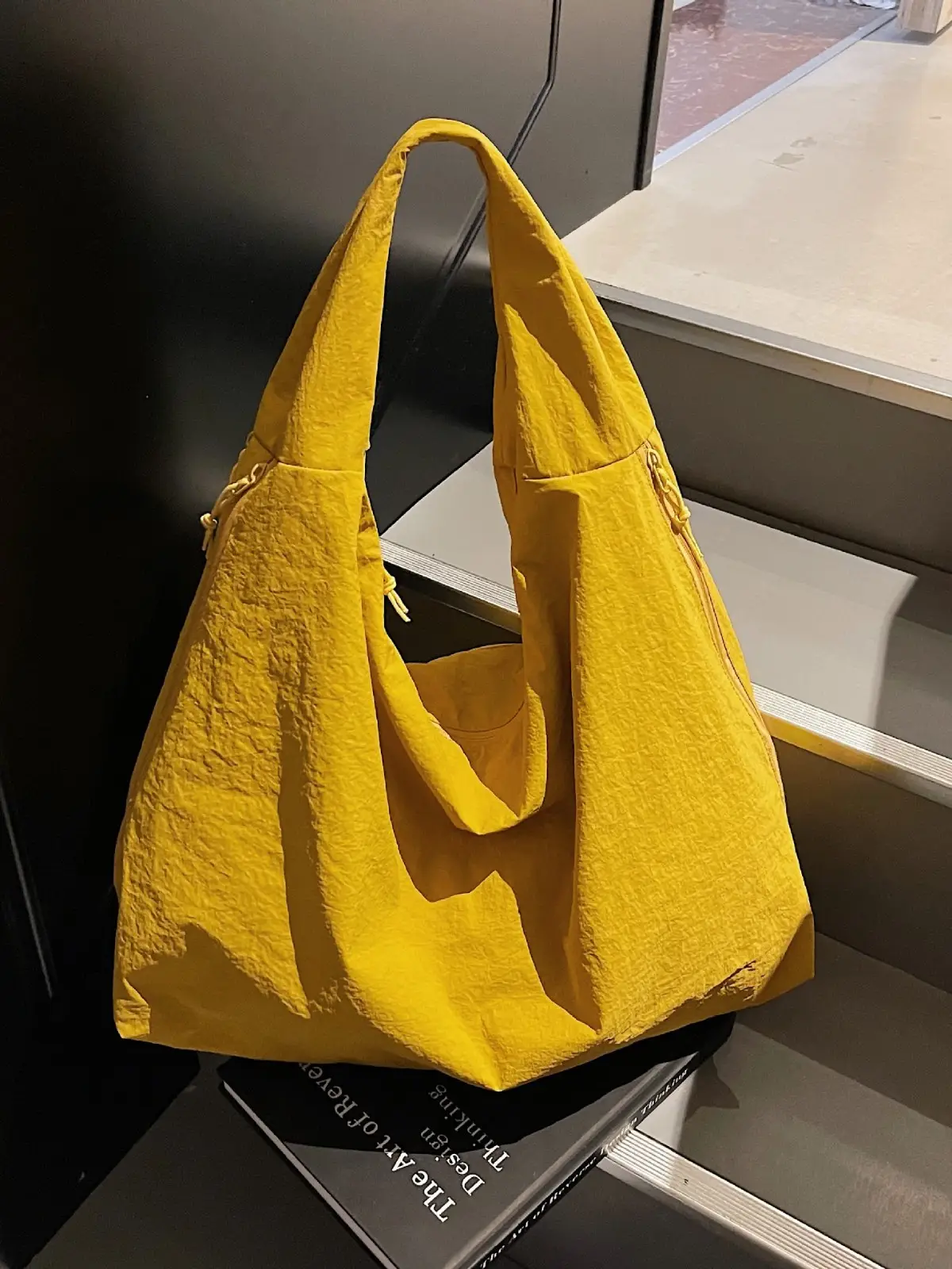 Nylon Armpit Bags Red Yellow 2025 Women - Image 5