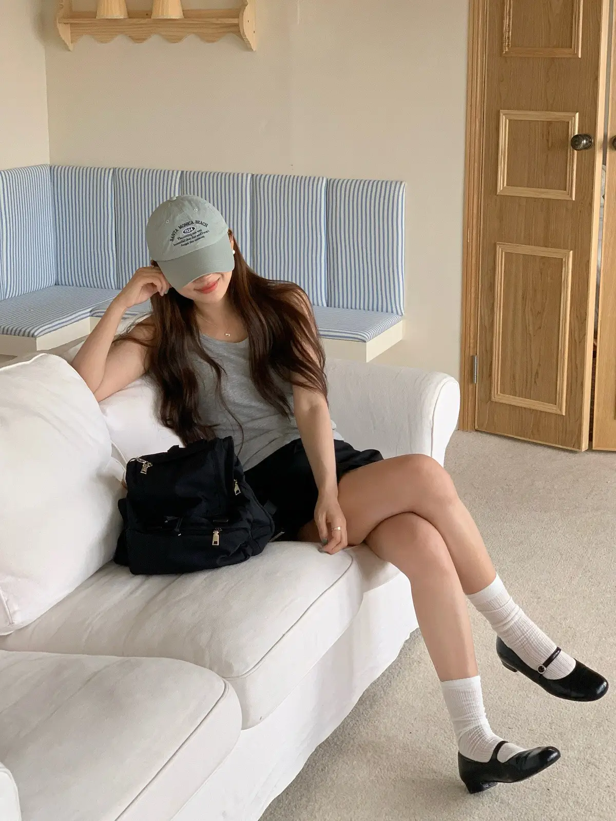 Women Baseball Cap Blue Sunshade Hat Quick Dry Spring Summer — feature 18