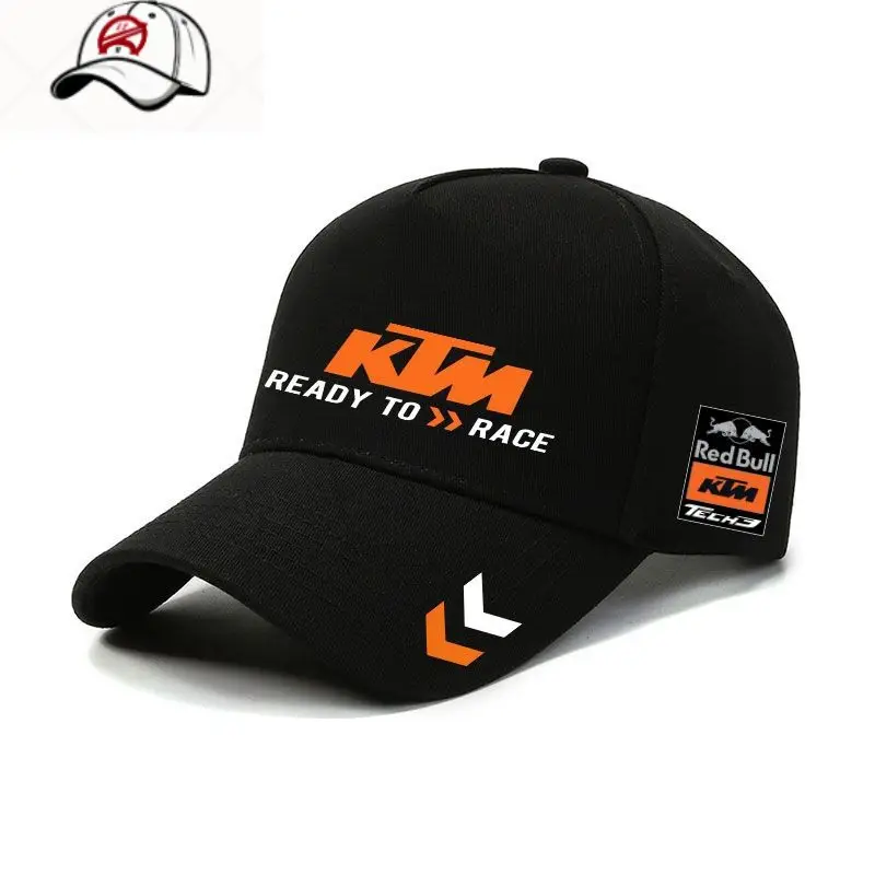 KTM Ready to Race Baseball Cap White Orange - Image 2