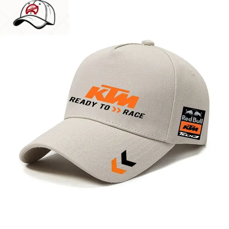 KTM Ready to Race Baseball Cap White Orange - Image 6