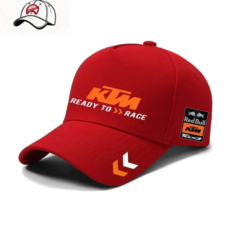 KTM Ready to Race Baseball Cap White Orange - Image 3