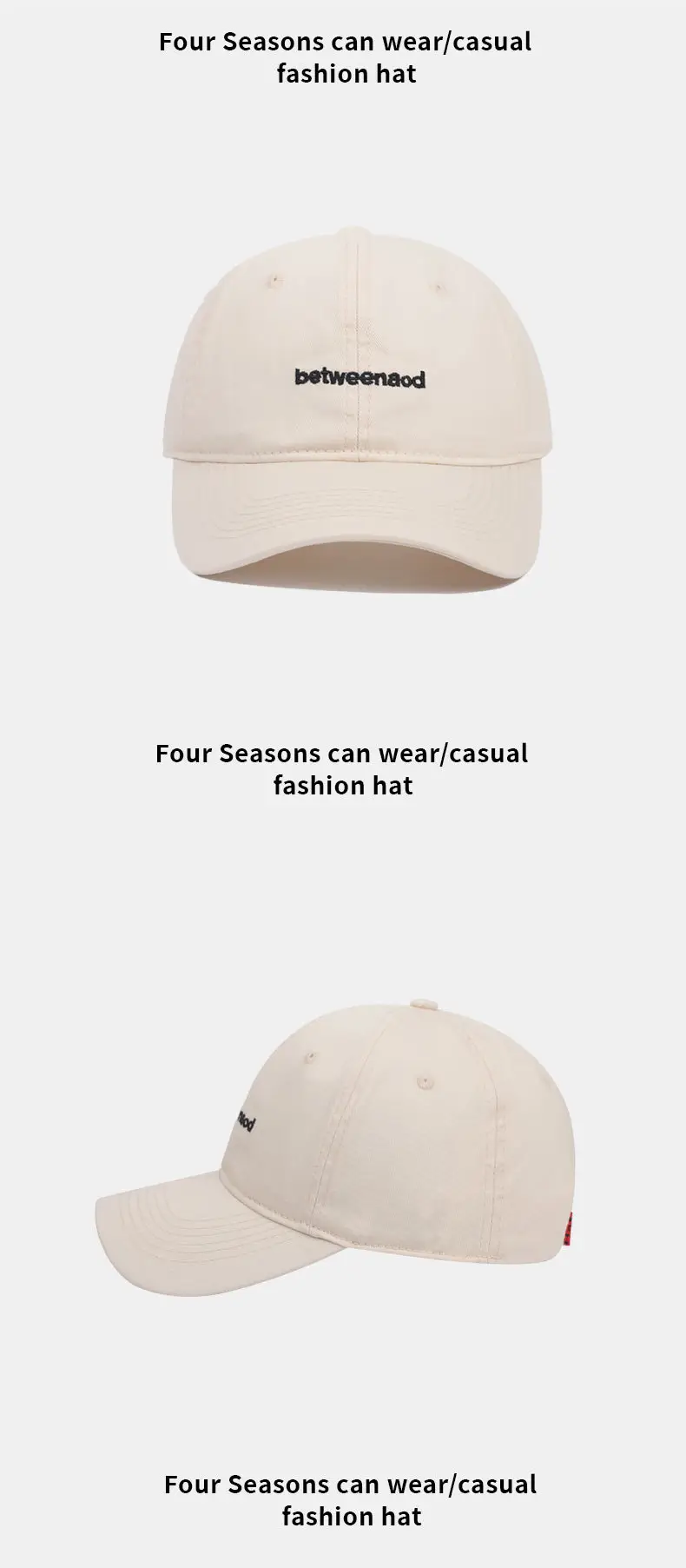 Red Embroidered Baseball Cap for Women 2025 — feature 13