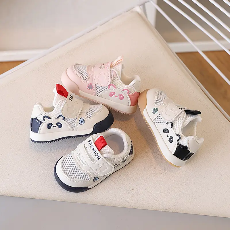 2026 Baby Mesh Shoes White Pink Blue