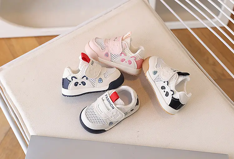 2026 Baby Mesh Shoes White Pink Blue — feature 3