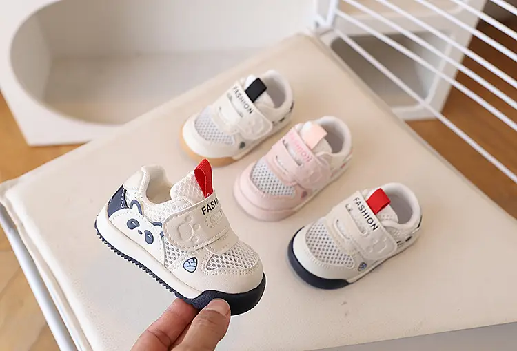 2026 Baby Mesh Shoes White Pink Blue — feature 4