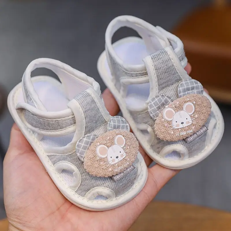 Baby Sandals Summer 0-1 Years Old Toddler Shoes Men's and Women's Baby Shoes 6-9-15 Months Pre-Step Shoes Soft Sole 3 Breathable - Image 19