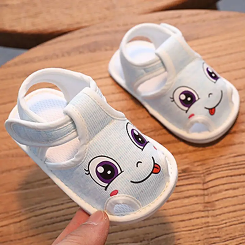 Baby Sandals Summer 0-1 Years Old Toddler Shoes Men's and Women's Baby Shoes 6-9-15 Months Pre-Step Shoes Soft Sole 3 Breathable - Image 12