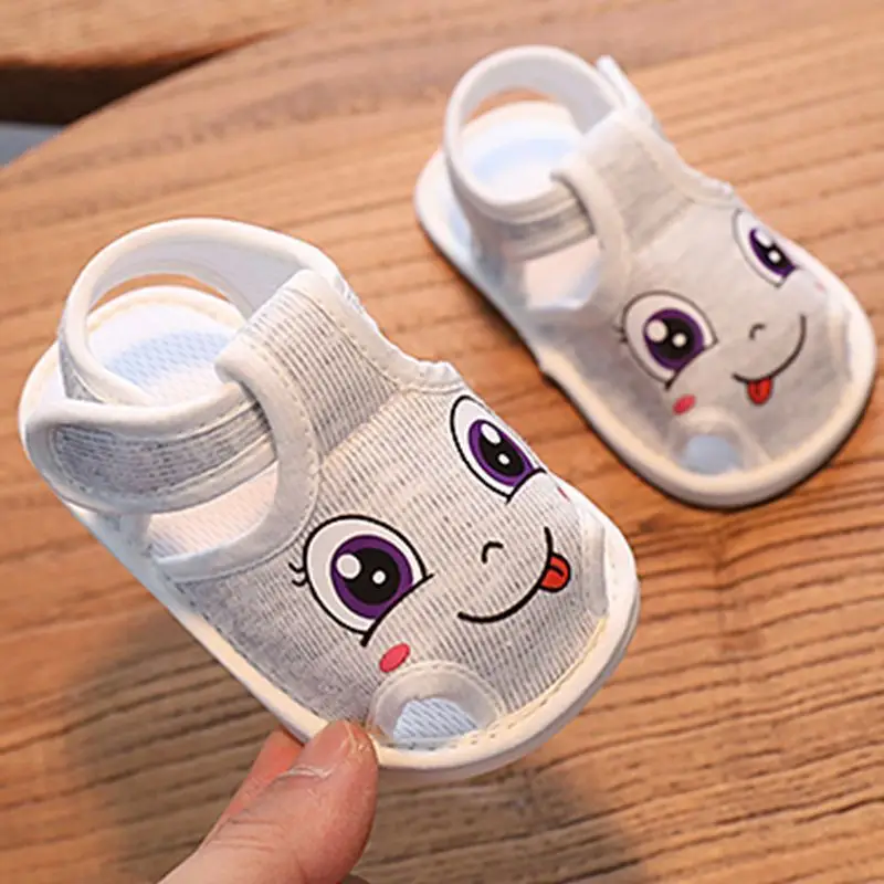 Baby Sandals Summer 0-1 Years Old Toddler Shoes Men's and Women's Baby Shoes 6-9-15 Months Pre-Step Shoes Soft Sole 3 Breathable - Image 13