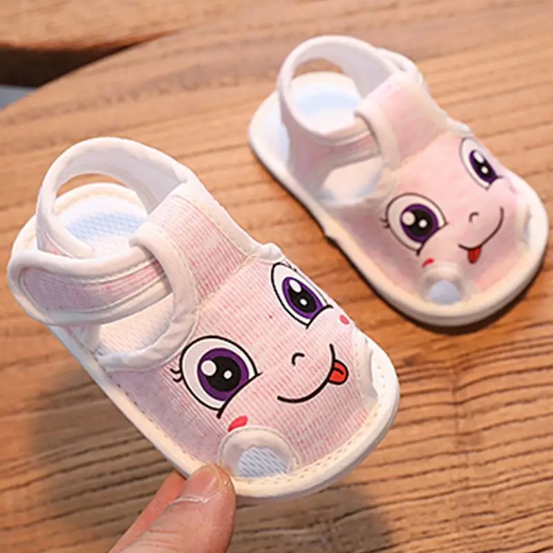 Baby Sandals Summer 0-1 Years Old Toddler Shoes Men's and Women's Baby Shoes 6-9-15 Months Pre-Step Shoes Soft Sole 3 Breathable - Image 14