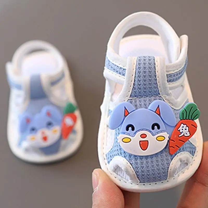 Baby Sandals Summer 0-1 Years Old Toddler Shoes Men's and Women's Baby Shoes 6-9-15 Months Pre-Step Shoes Soft Sole 3 Breathable - Image 15