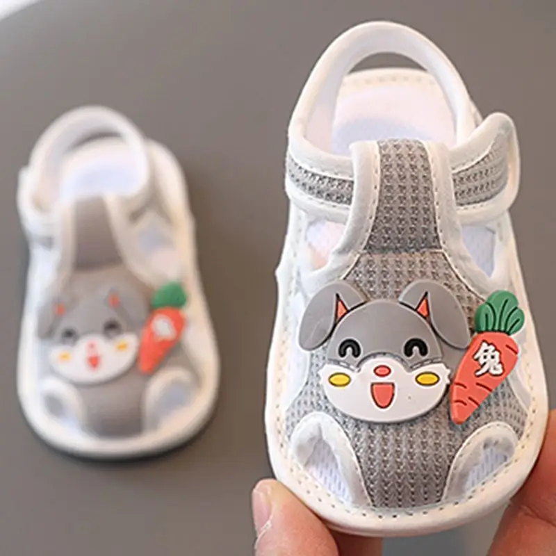 Baby Sandals Summer 0-1 Years Old Toddler Shoes Men's and Women's Baby Shoes 6-9-15 Months Pre-Step Shoes Soft Sole 3 Breathable - Image 16