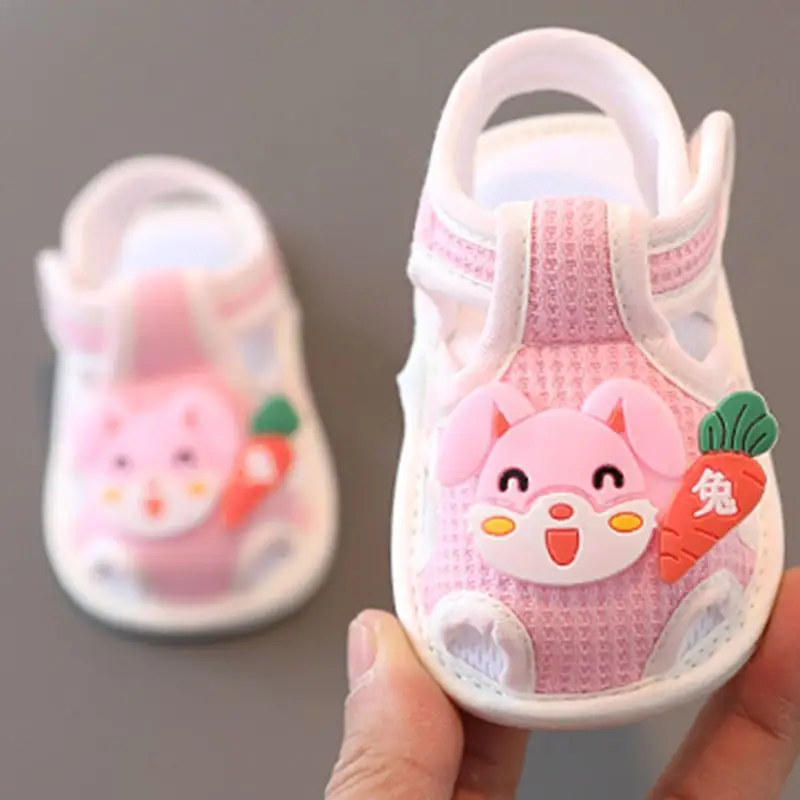 Baby Sandals Summer 0-1 Years Old Toddler Shoes Men's and Women's Baby Shoes 6-9-15 Months Pre-Step Shoes Soft Sole 3 Breathable - Image 17